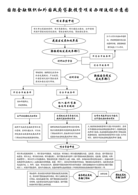 国际金融组织和外国政府投资项目办理流程示意图